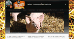 Desktop Screenshot of porc-authentique.com